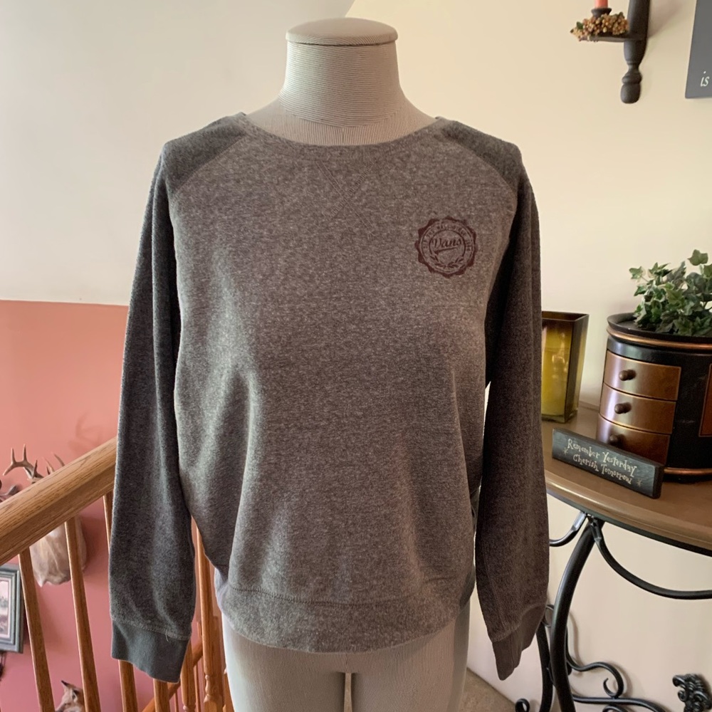 NWOT Gray Vans sweatshirt